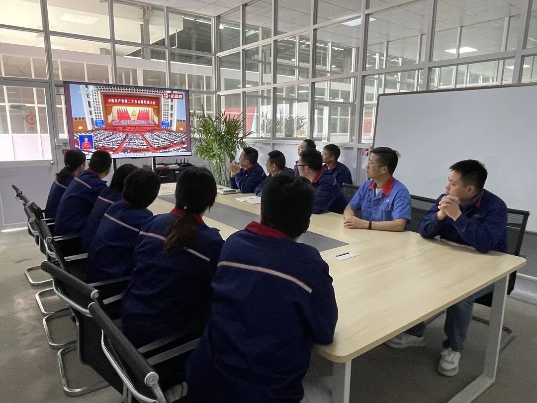 喜迎二十大｜天能控股集团党委组织党员收听收看党的二十大开幕会盛况-新闻动态-天能控股集团 - 贡献绿色能源，，，，，创立优美生涯。。。。。。