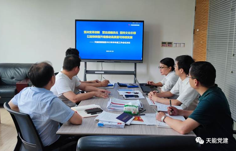 集团各单位（部分）迅速宣贯半年度聚会精神，，，，总结履历再出发-新闻动态-天能控股集团 - 贡献绿色能源，，，，创立优美生涯。。。